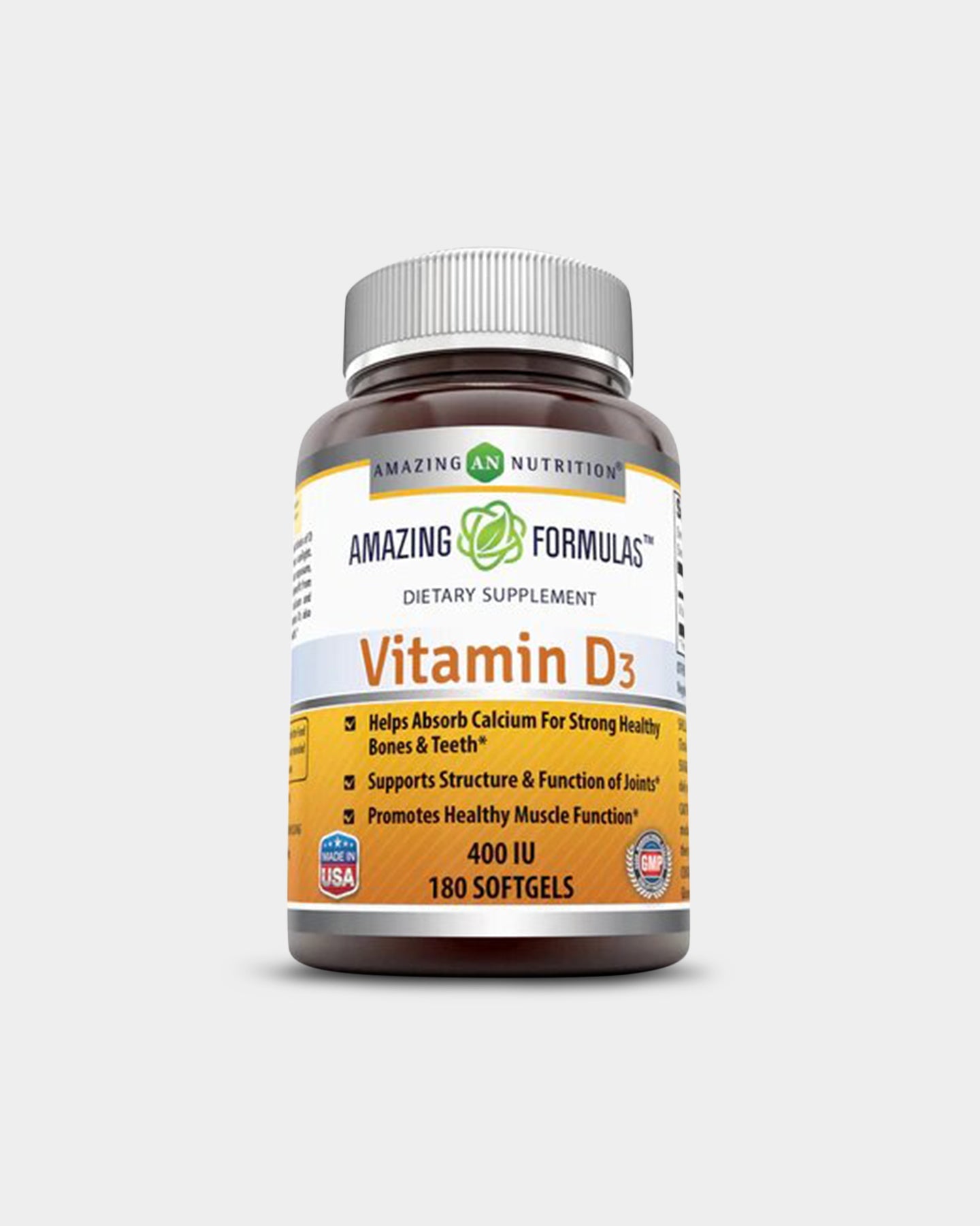 Amazing Nutrition Amazing Formulas Vitamin D3 400 IU - Bodybuilding.com