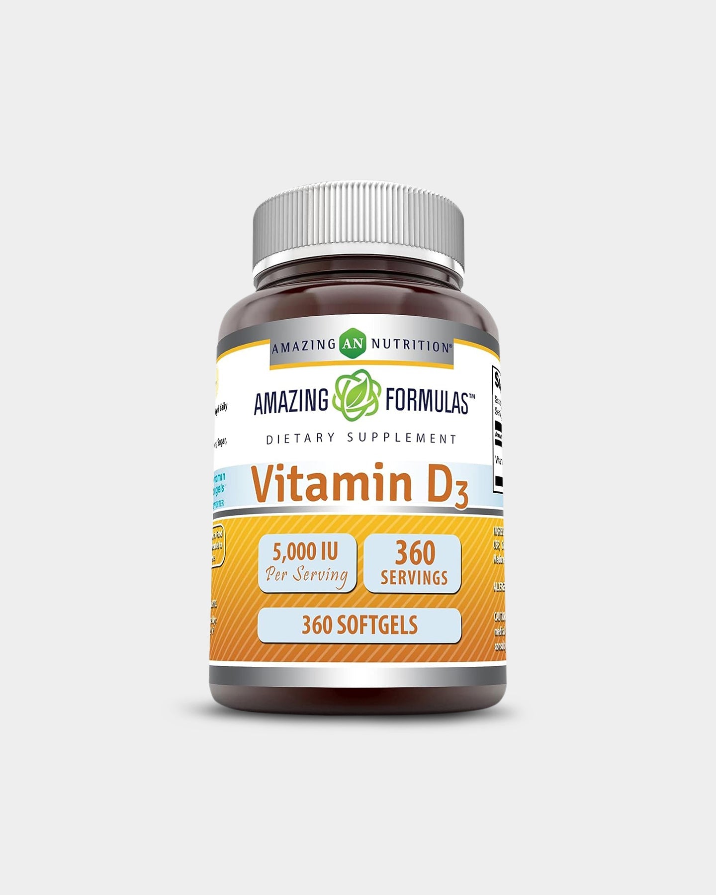 Amazing Nutrition Amazing Formulas Vitamin D3 5000 IU - Bodybuilding.com