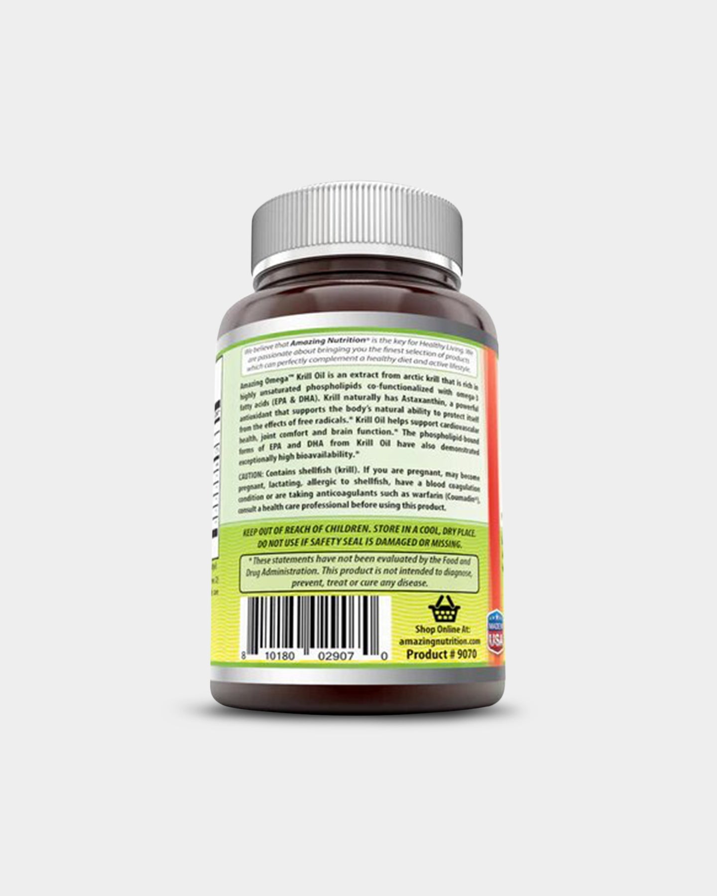 Amazing Nutrition Amazing Omega Krill Oil with Omega 3s - Bodybuilding.com