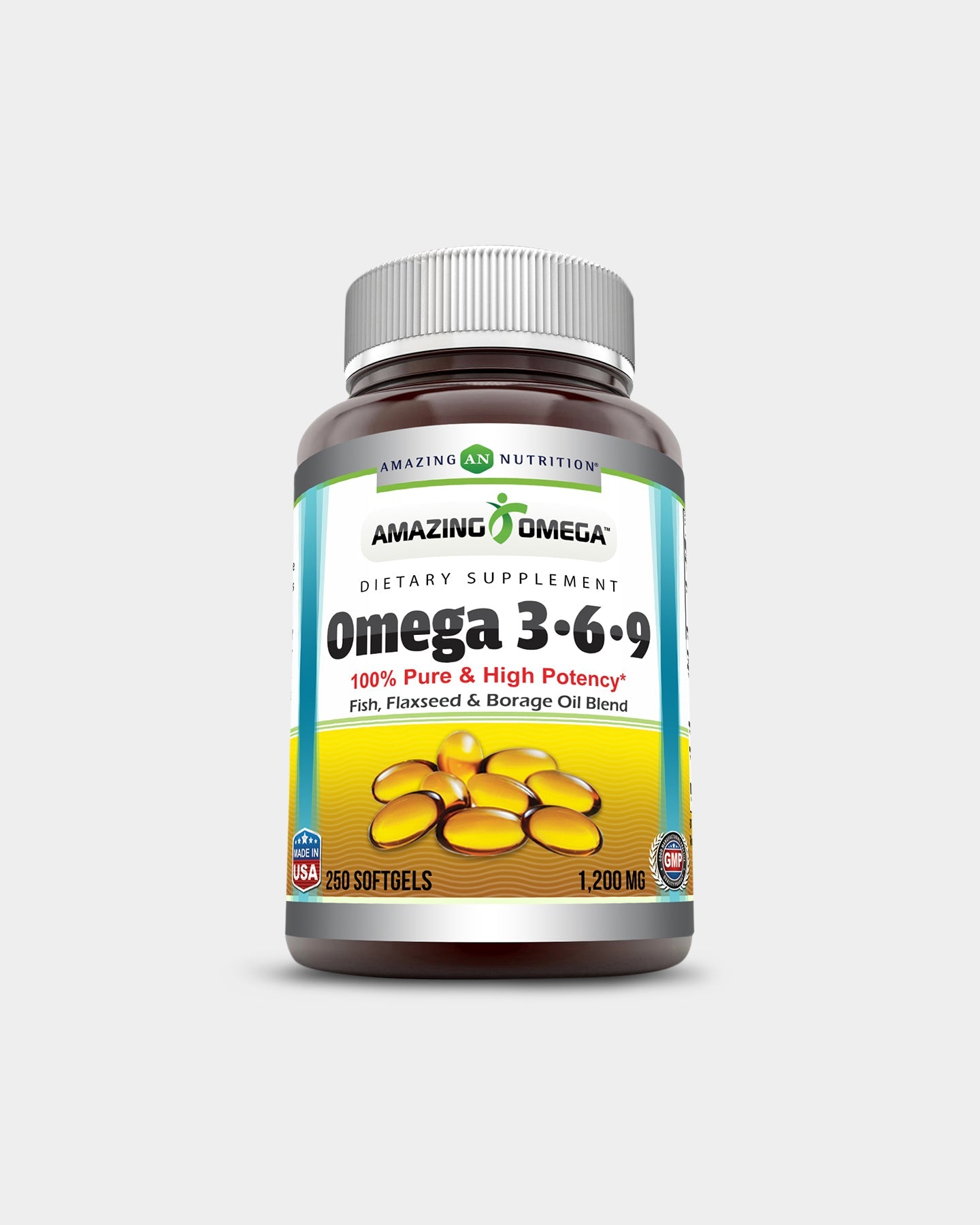 Amazing Nutrition Amazing Omega Omega 3 6 9 1200 mg - Bodybuilding.com