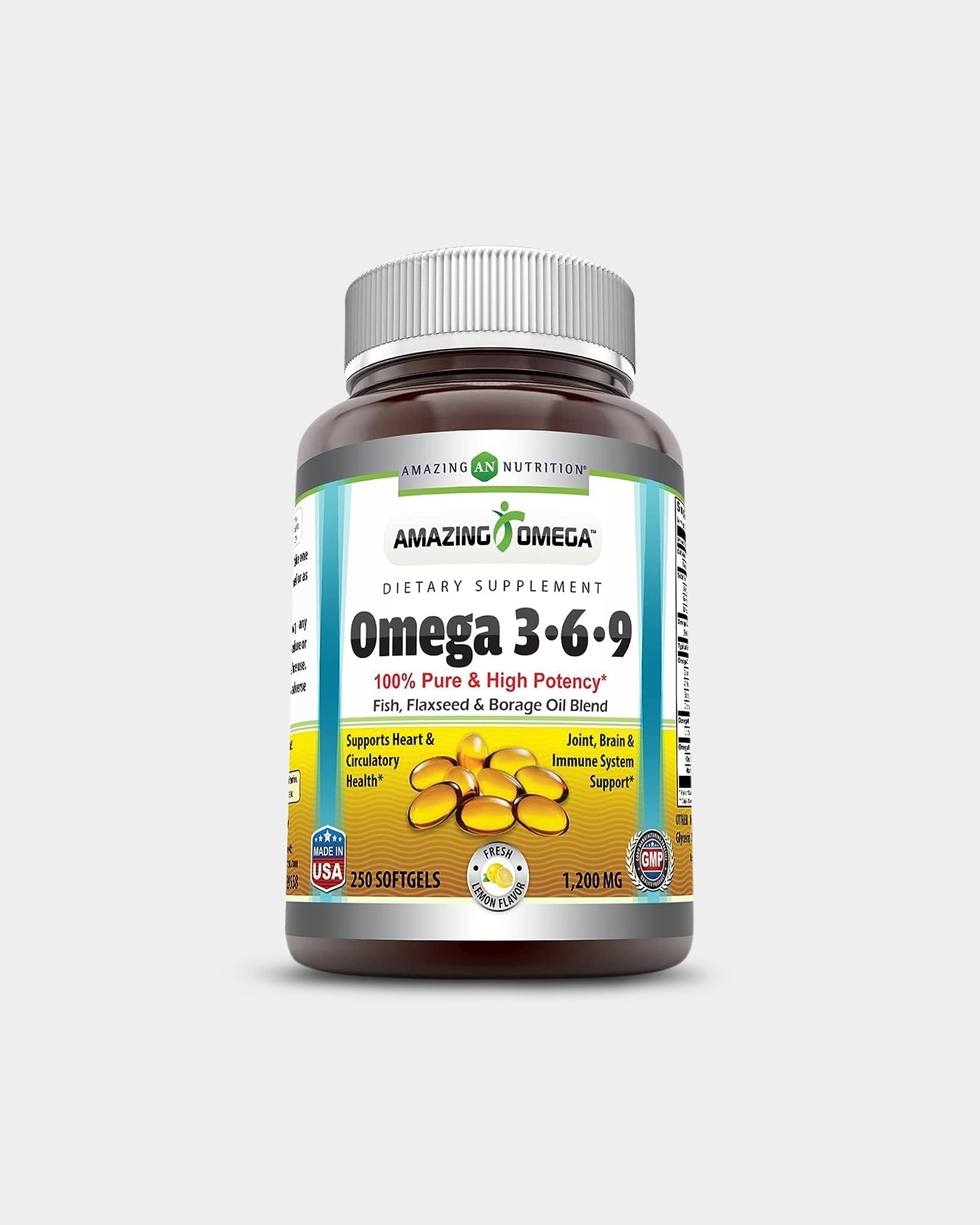 Amazing Nutrition Amazing Omega Omega 3 6 9 1200 mg - Bodybuilding.com