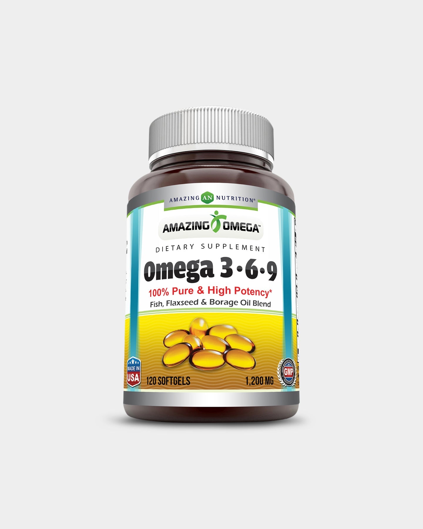 Amazing Nutrition Amazing Omega Omega 3 6 9 1200 mg - Bodybuilding.com