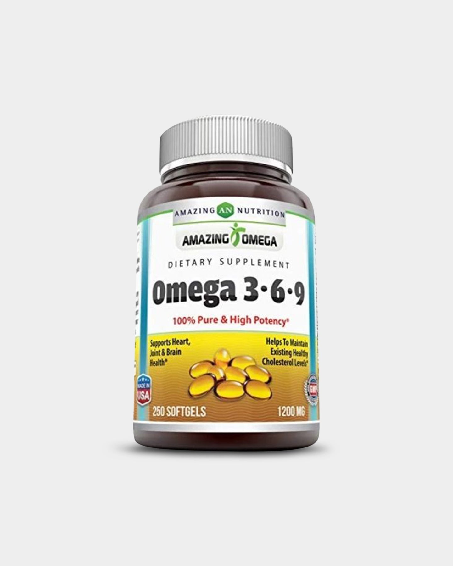 Amazing Nutrition Amazing Omega Omega 3 6 9 1200 mg - Bodybuilding.com