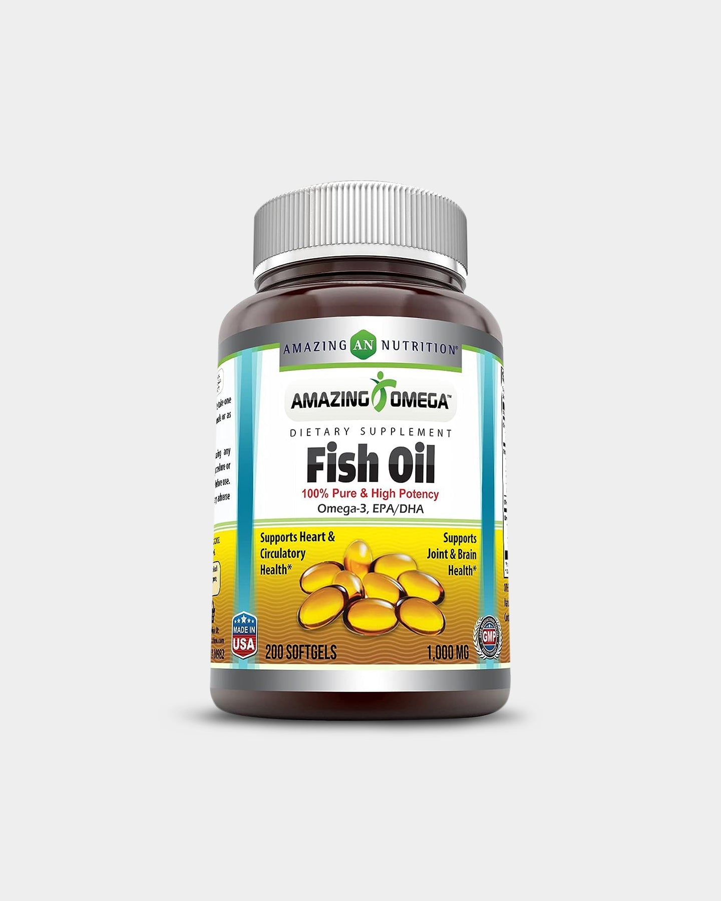 Amazing Nutrition Amazing Omega Omega Fish Oil 1000 mg - Bodybuilding.com