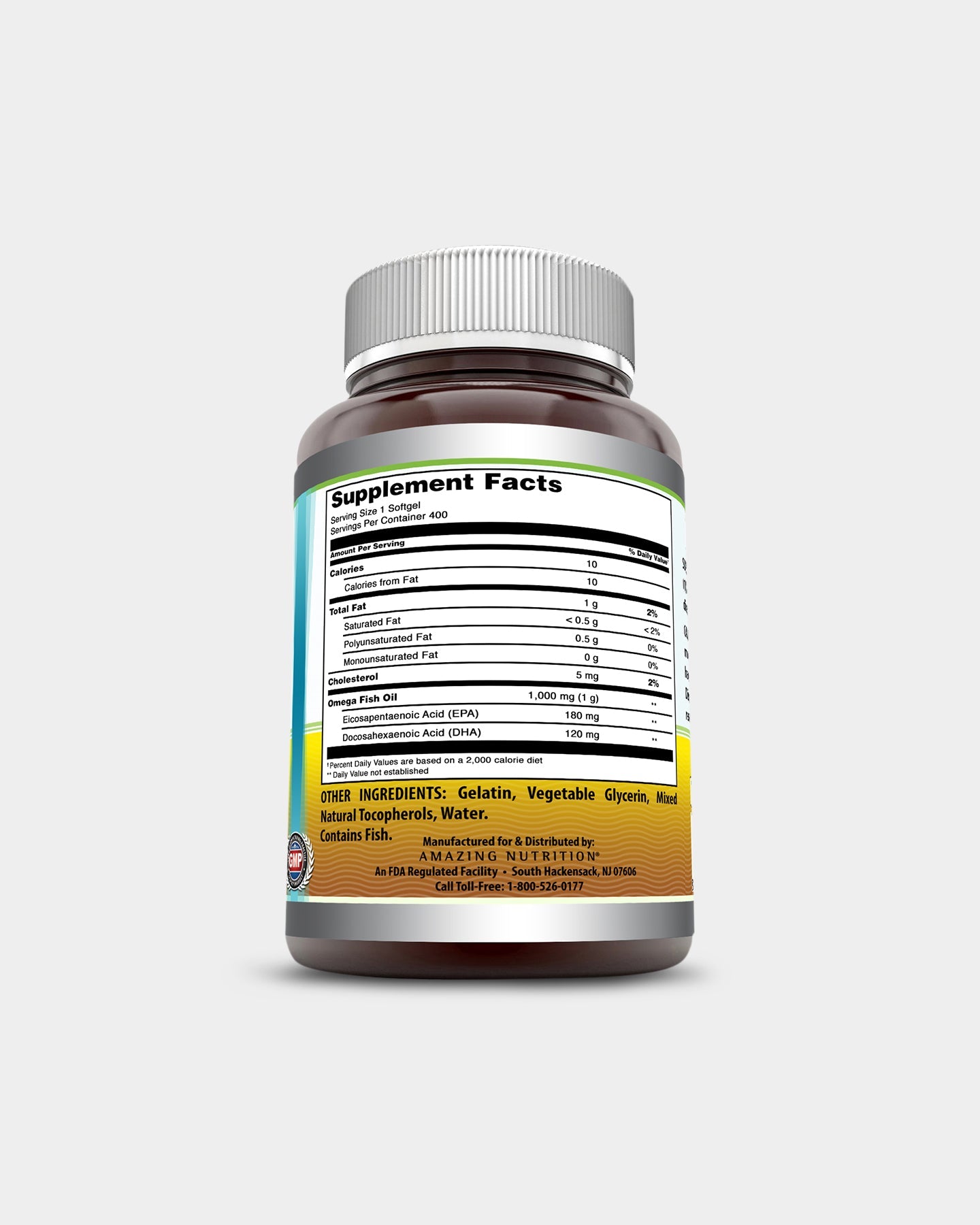 Amazing Nutrition Amazing Omega Omega Fish Oil 1000 mg - Bodybuilding.com