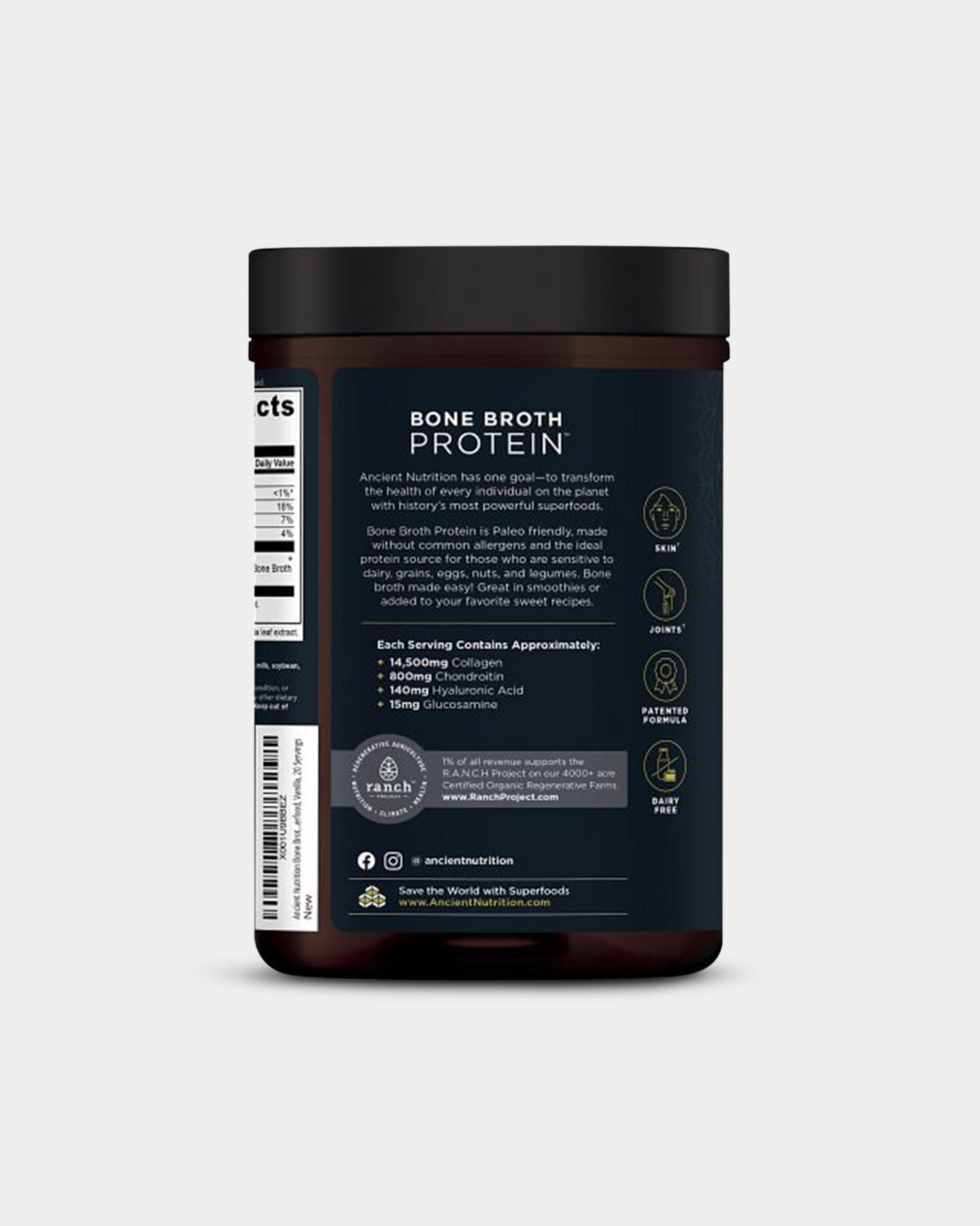 Ancient Nutrition Bone Broth Protein - 20g - Bodybuilding.com