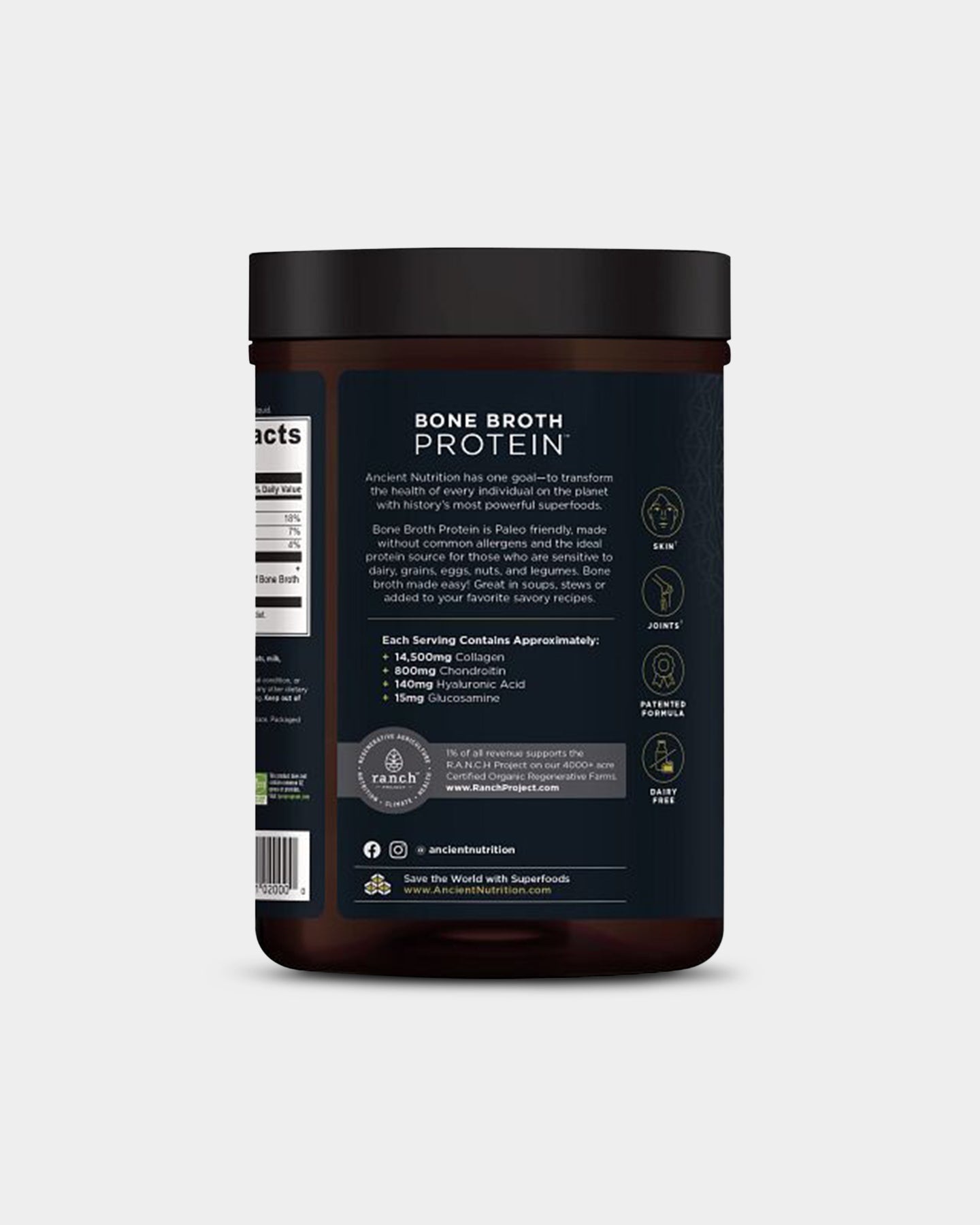 Ancient Nutrition Bone Broth Protein - 20g - Bodybuilding.com