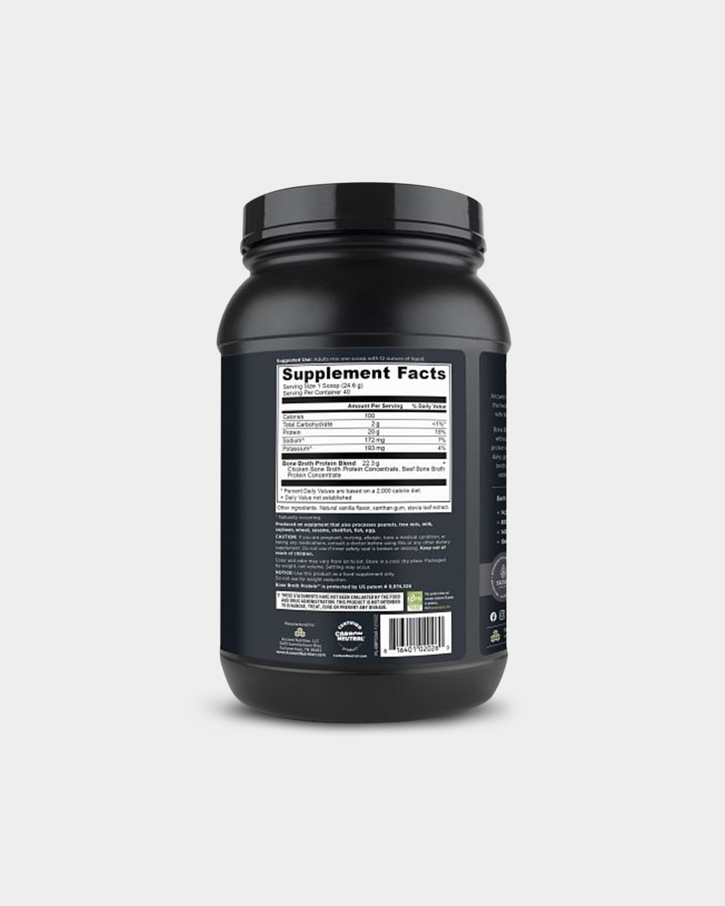 Ancient Nutrition Bone Broth Protein - 20g - Bodybuilding.com