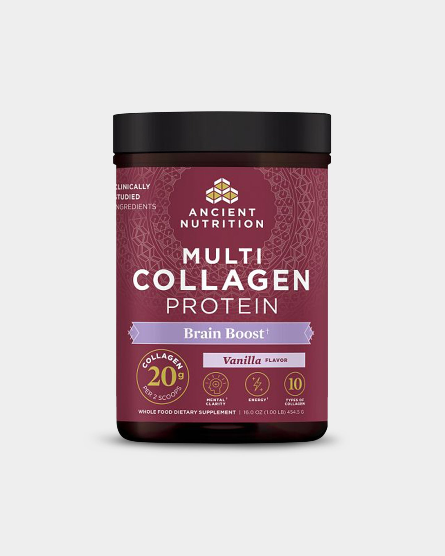 Ancient Nutrition Multi Collagen Protein - Brain Boost - Bodybuilding.com