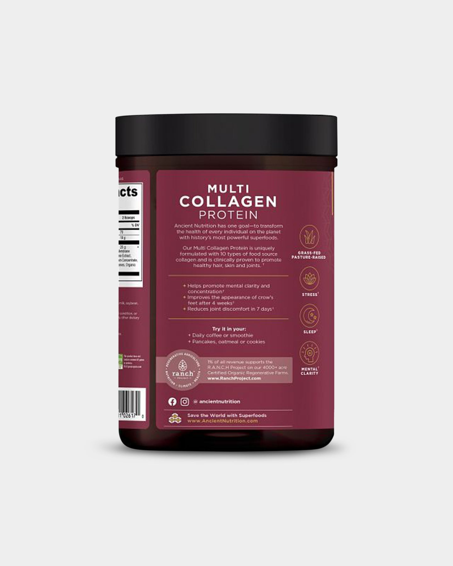 Ancient Nutrition Multi Collagen Protein - Brain Boost - Bodybuilding.com