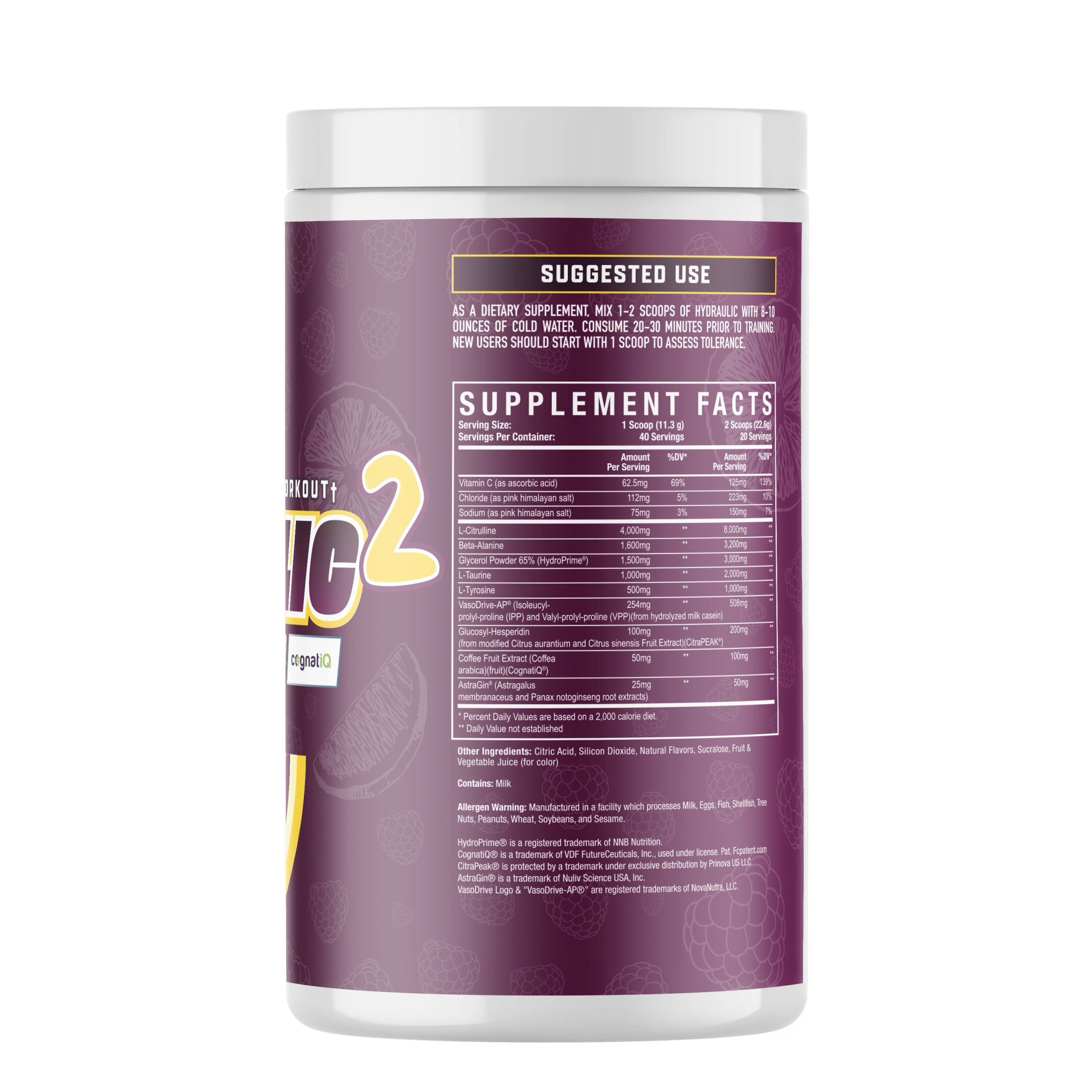 Axe & Sledge Hydraulic V2 Non - Stim Pre - Workout - Bodybuilding.com