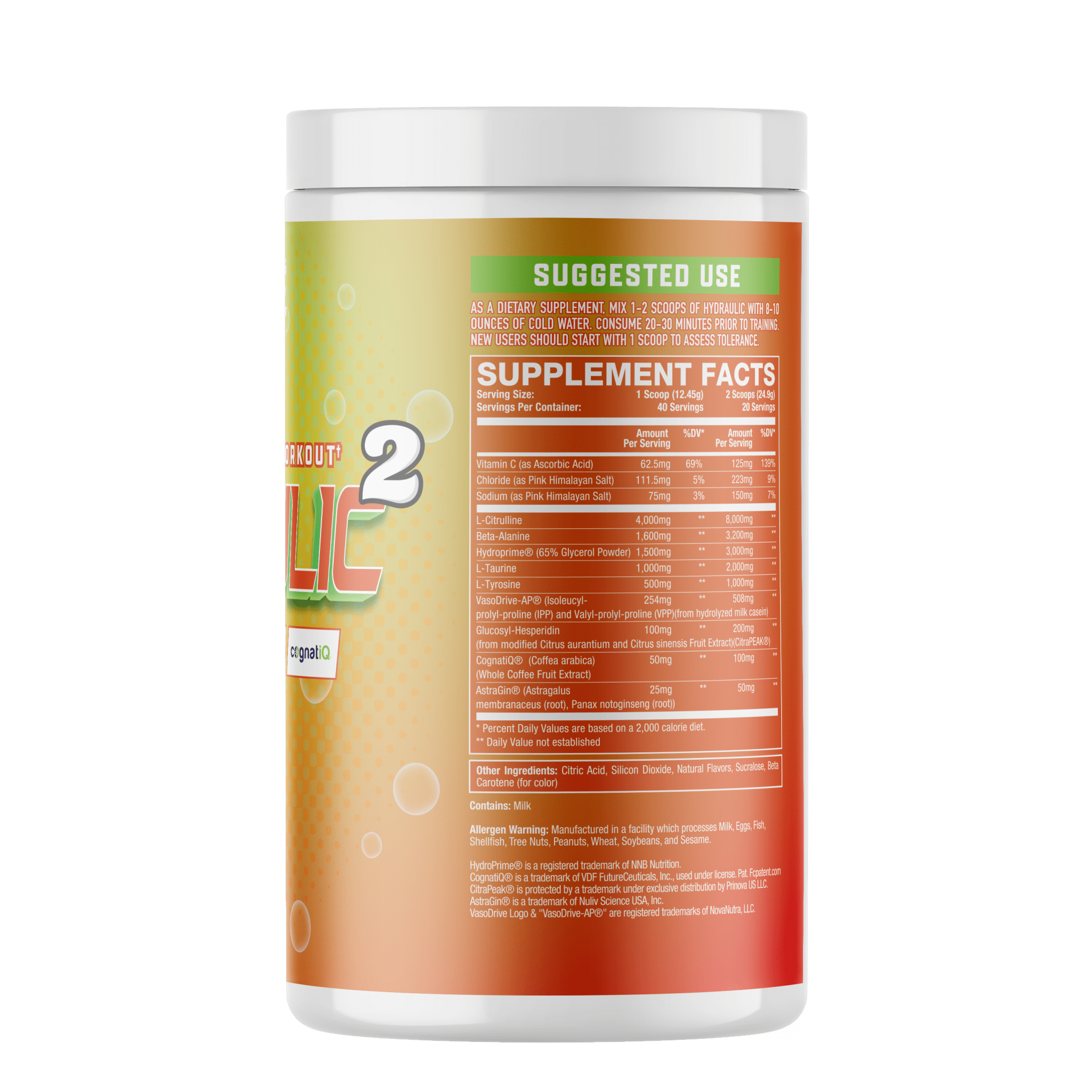 Axe & Sledge Hydraulic V2 Non - Stim Pre - Workout - Bodybuilding.com