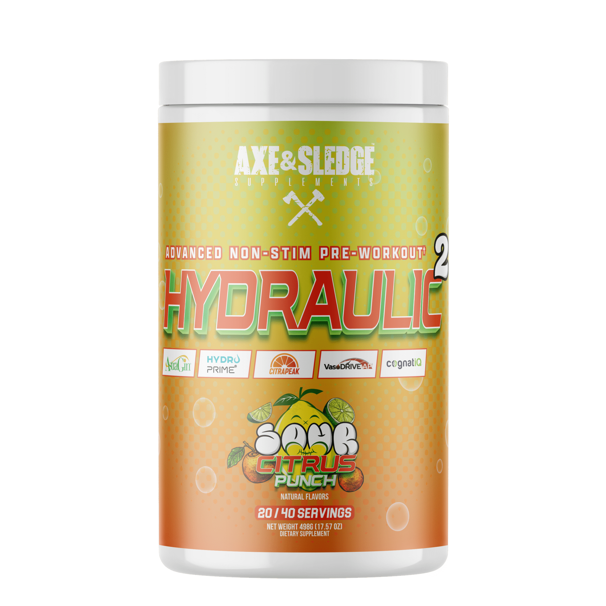 Axe & Sledge Hydraulic V2 Non - Stim Pre - Workout - Bodybuilding.com