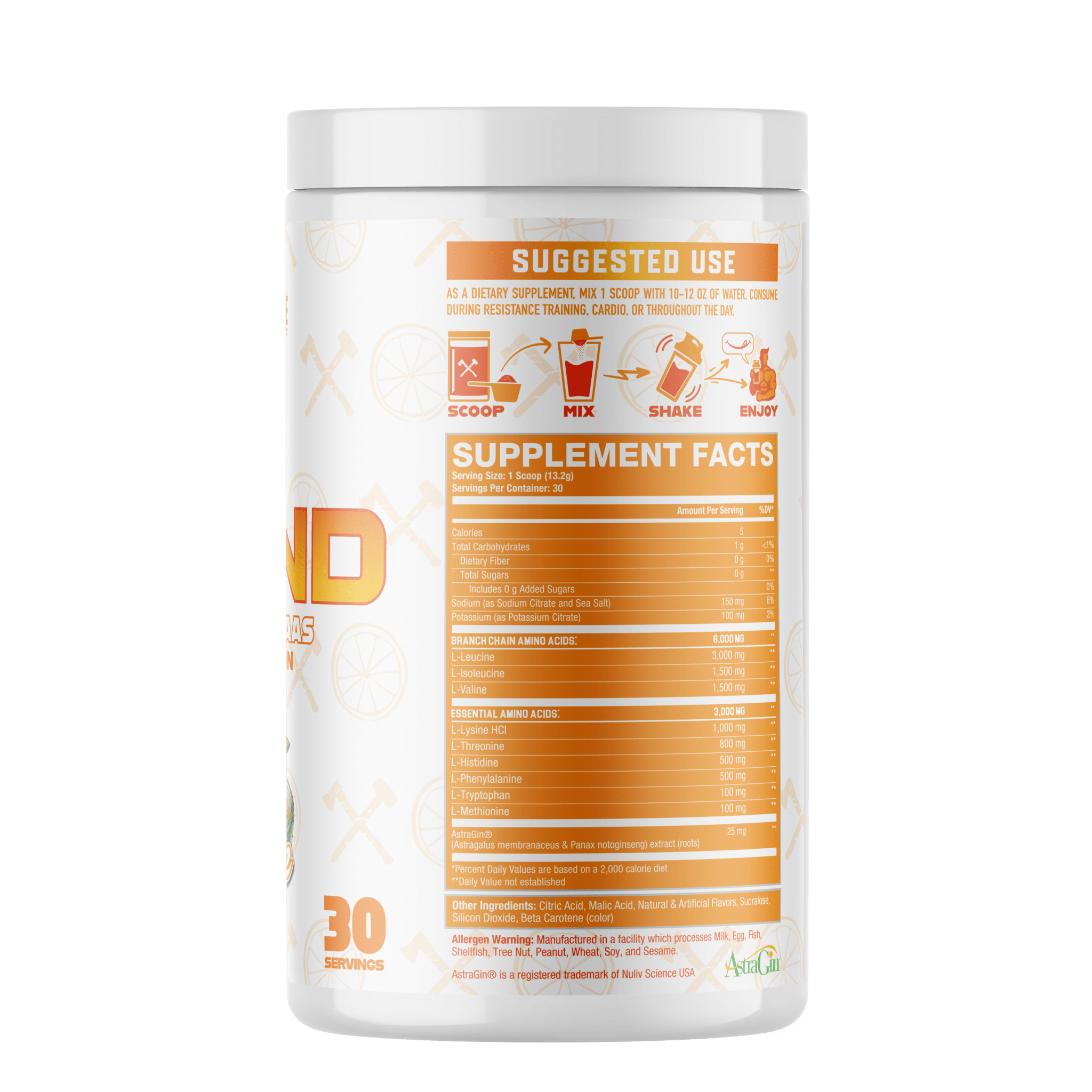 Axe & Sledge The Grind EAAS + BCAAS + Hydration - Bodybuilding.com