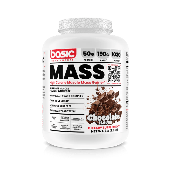 Basic Supplements Basic Mass 6lb, Chocolate - Bodybuilding.com