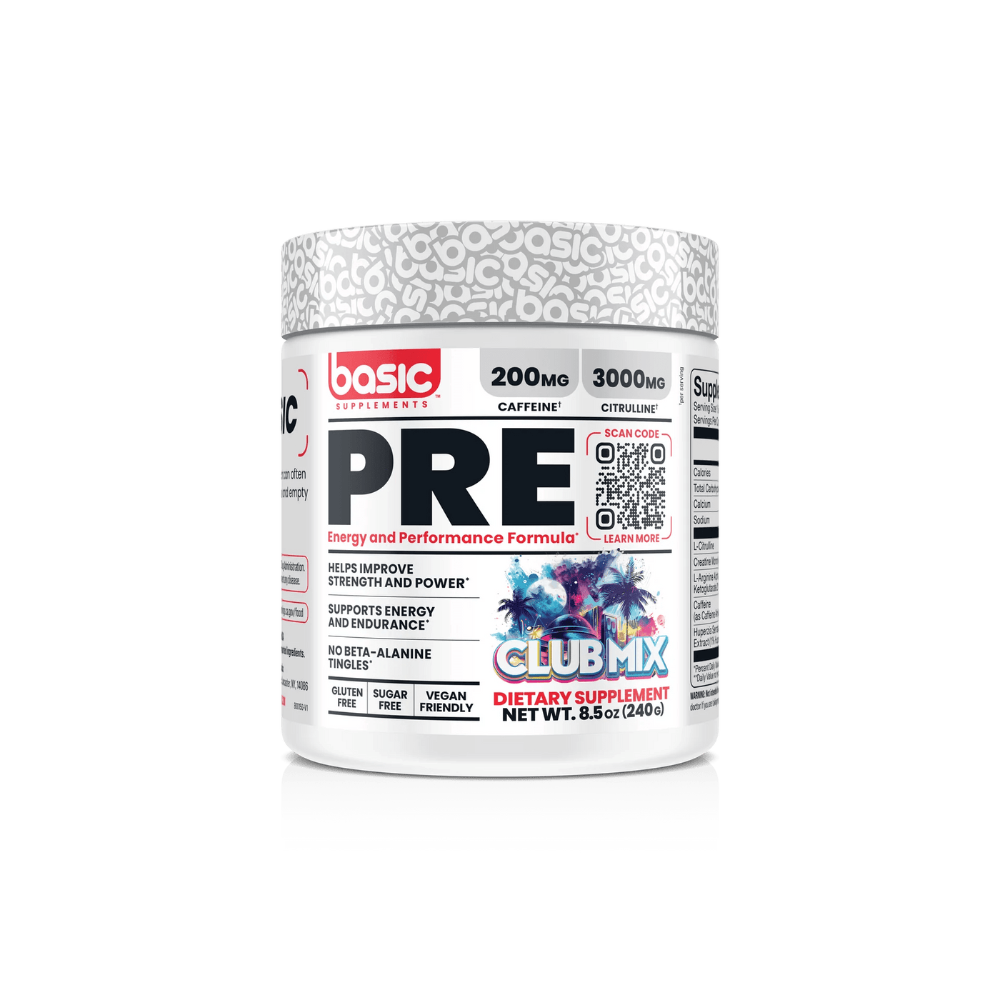 Basic Supplements Basic PRE, Club Mix - Bodybuilding.com