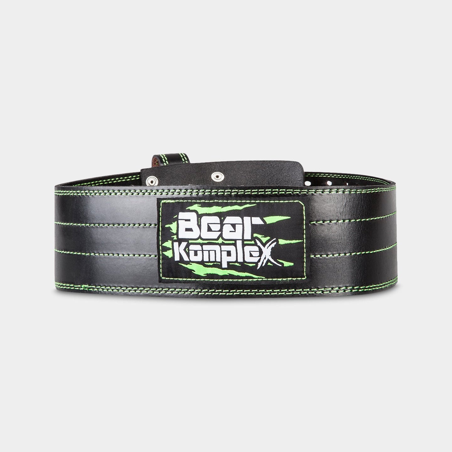 Bear Komplex Leather Adjustable Weightlifting Buckle Belt - Bodybuilding.com