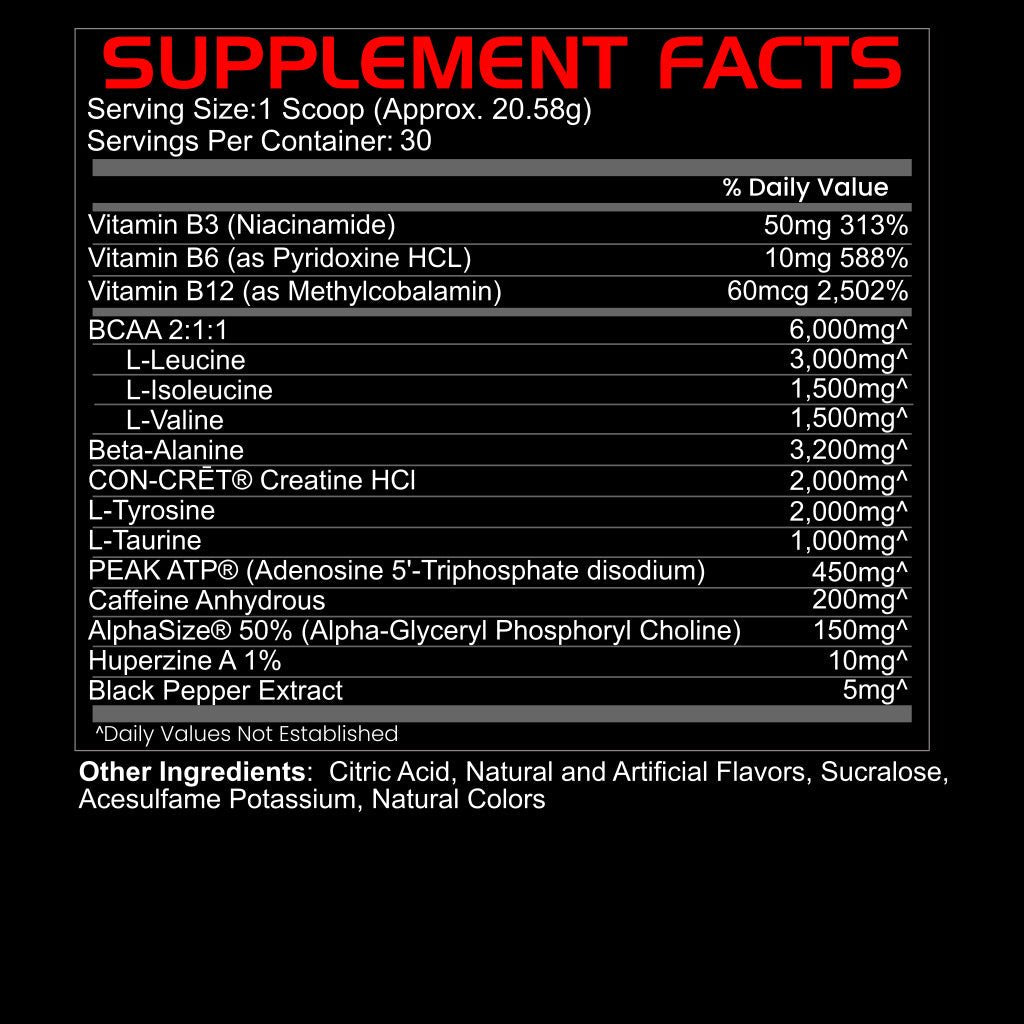 BLACKLABEL Supplements Pre - Hustle - Bodybuilding.com