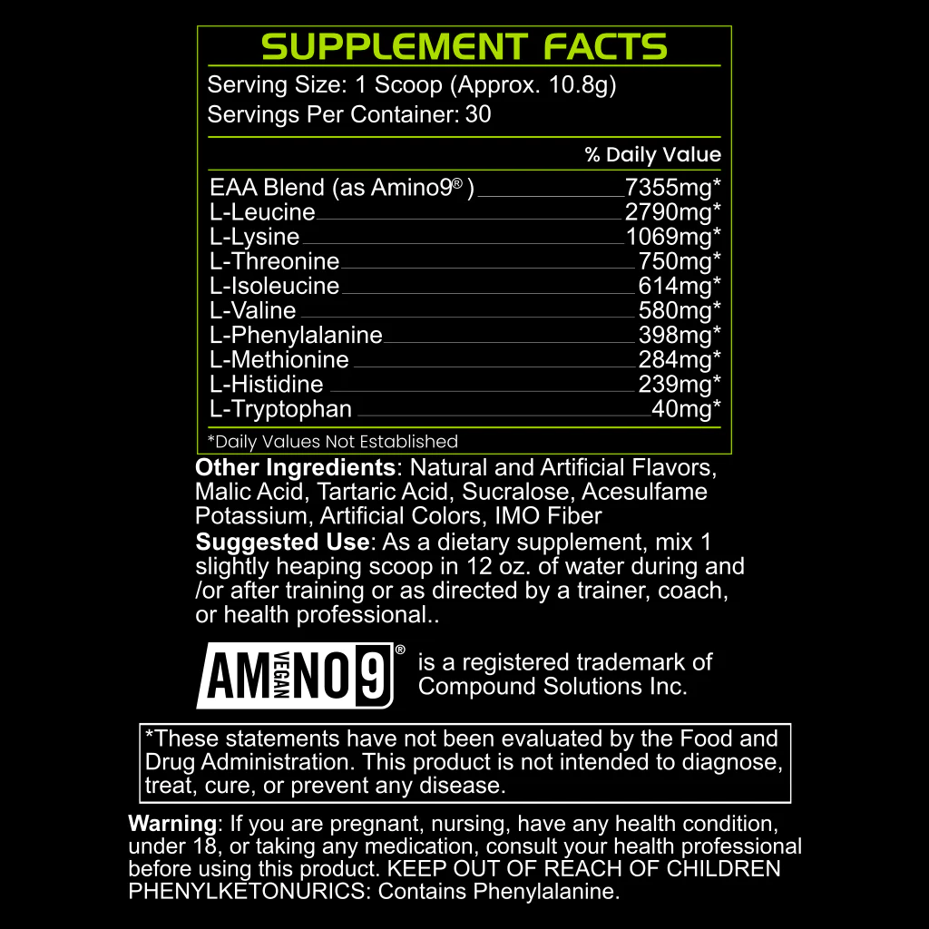 BLACKLABEL Supplements Pure Aminos - Bodybuilding.com