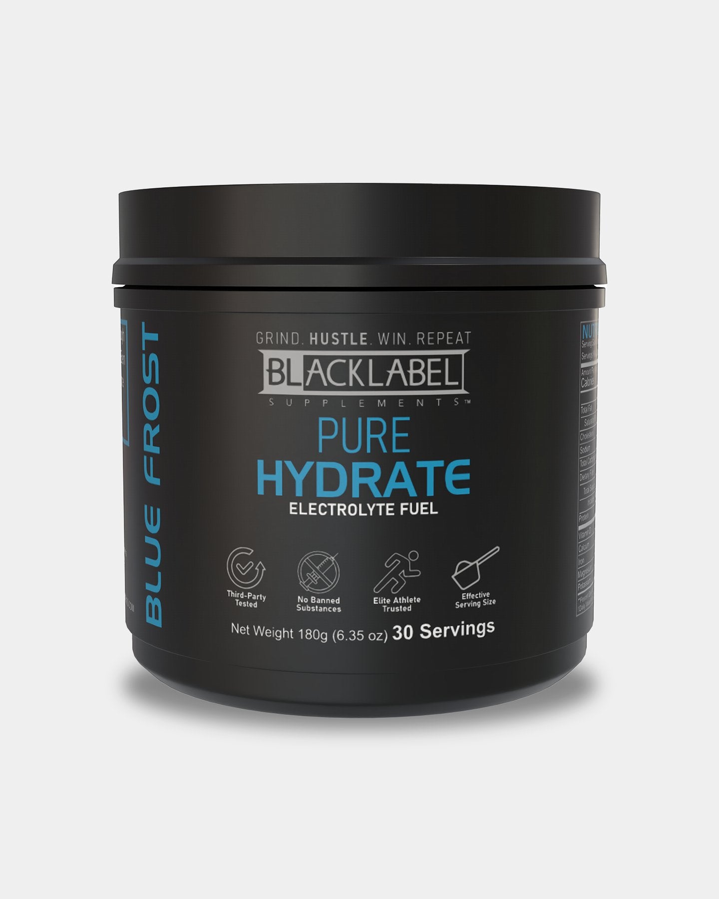 BLACKLABEL Supplements Pure Hydrate Blue Frost - Bodybuilding.com