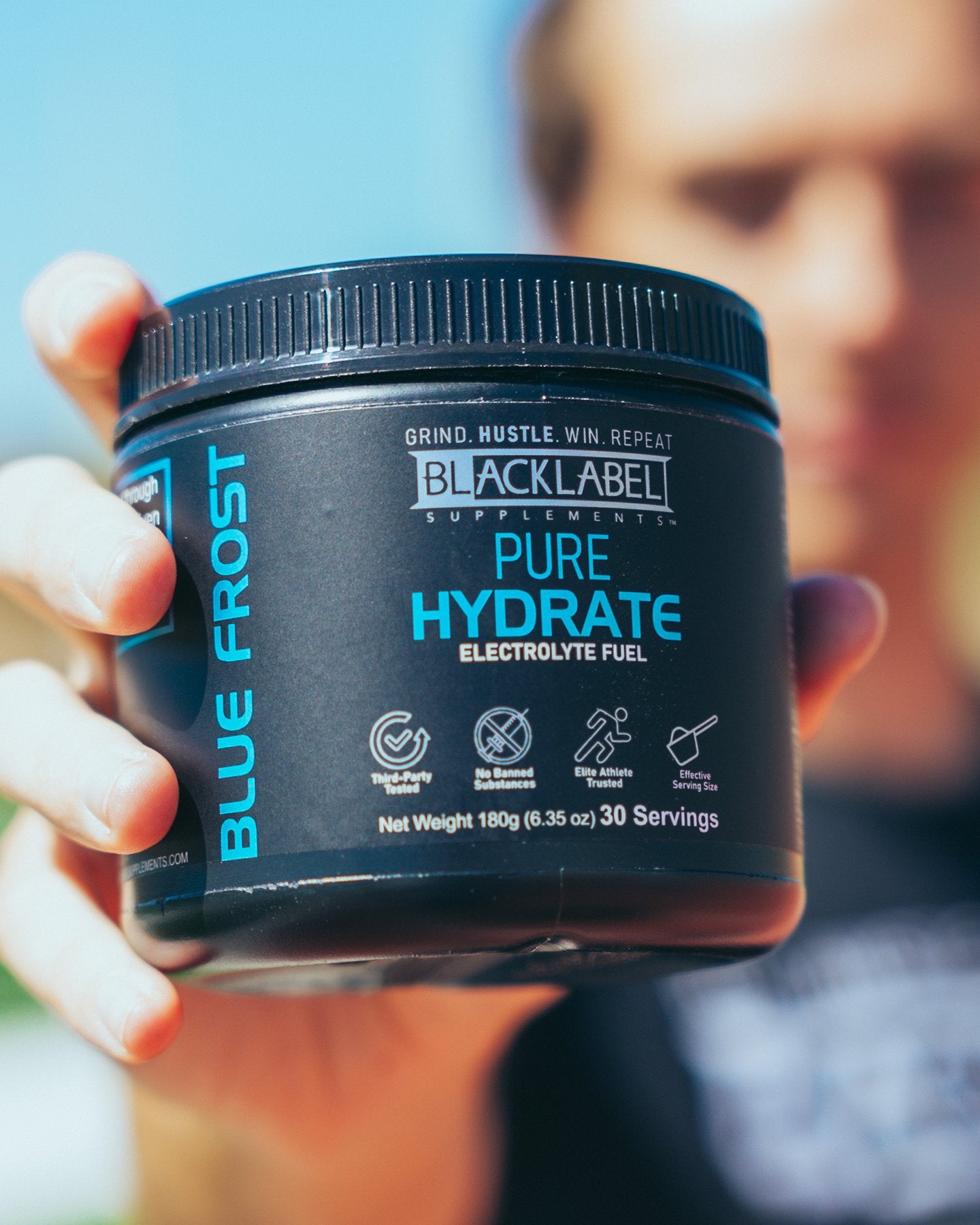 BLACKLABEL Supplements Pure Hydrate Blue Frost - Bodybuilding.com