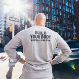 Bodybuilding.com BUILD Crew Sweatshirt - Bodybuilding.com