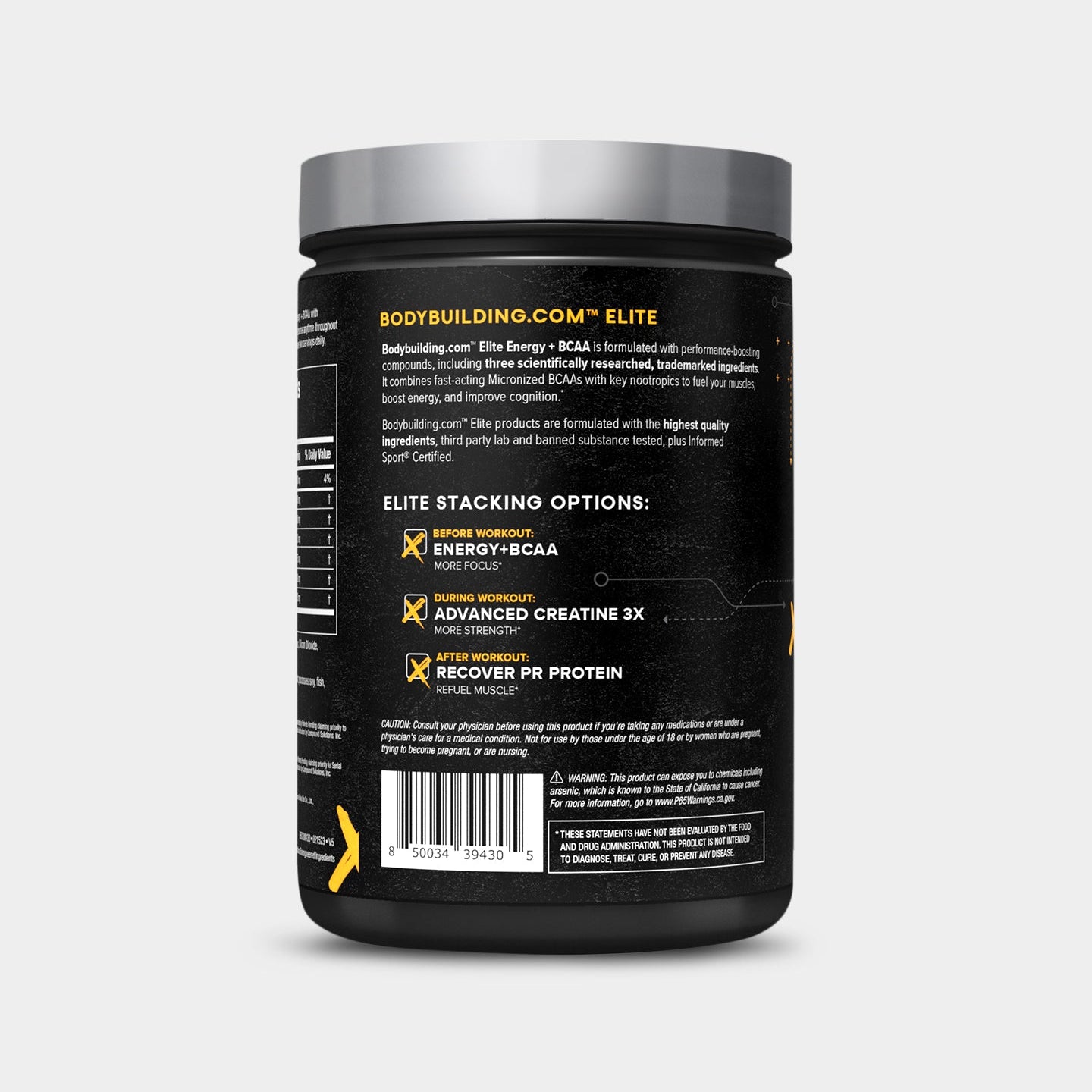 Bodybuilding.com ELITE Energy + BCAA - Bodybuilding.com