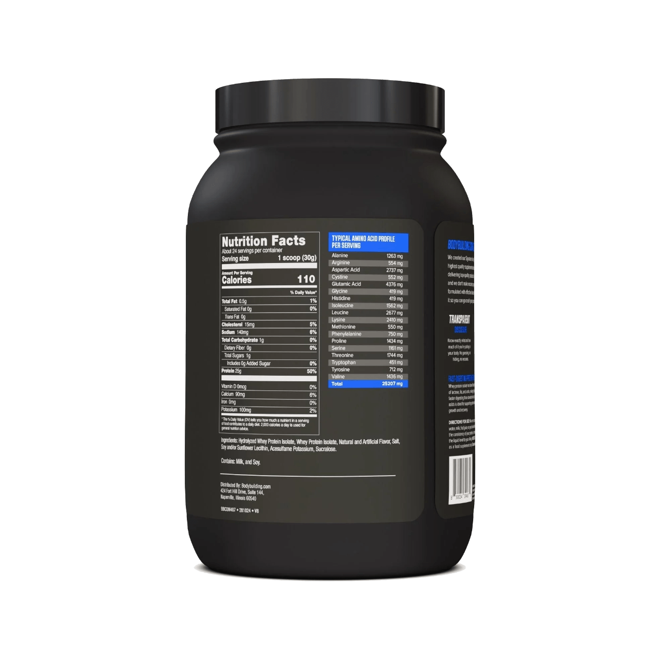 Bodybuilding.com Signature 100% Isolate, 24 servings - Bodybuilding.com