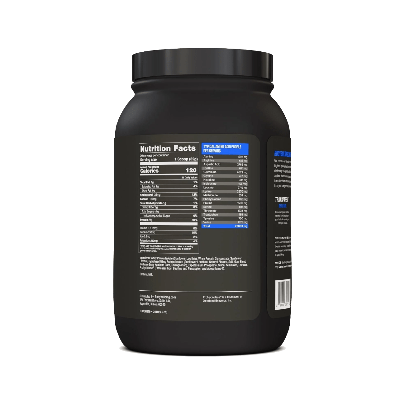 Bodybuilding.com Signature 100% Whey, 30 Servings - Bodybuilding.com