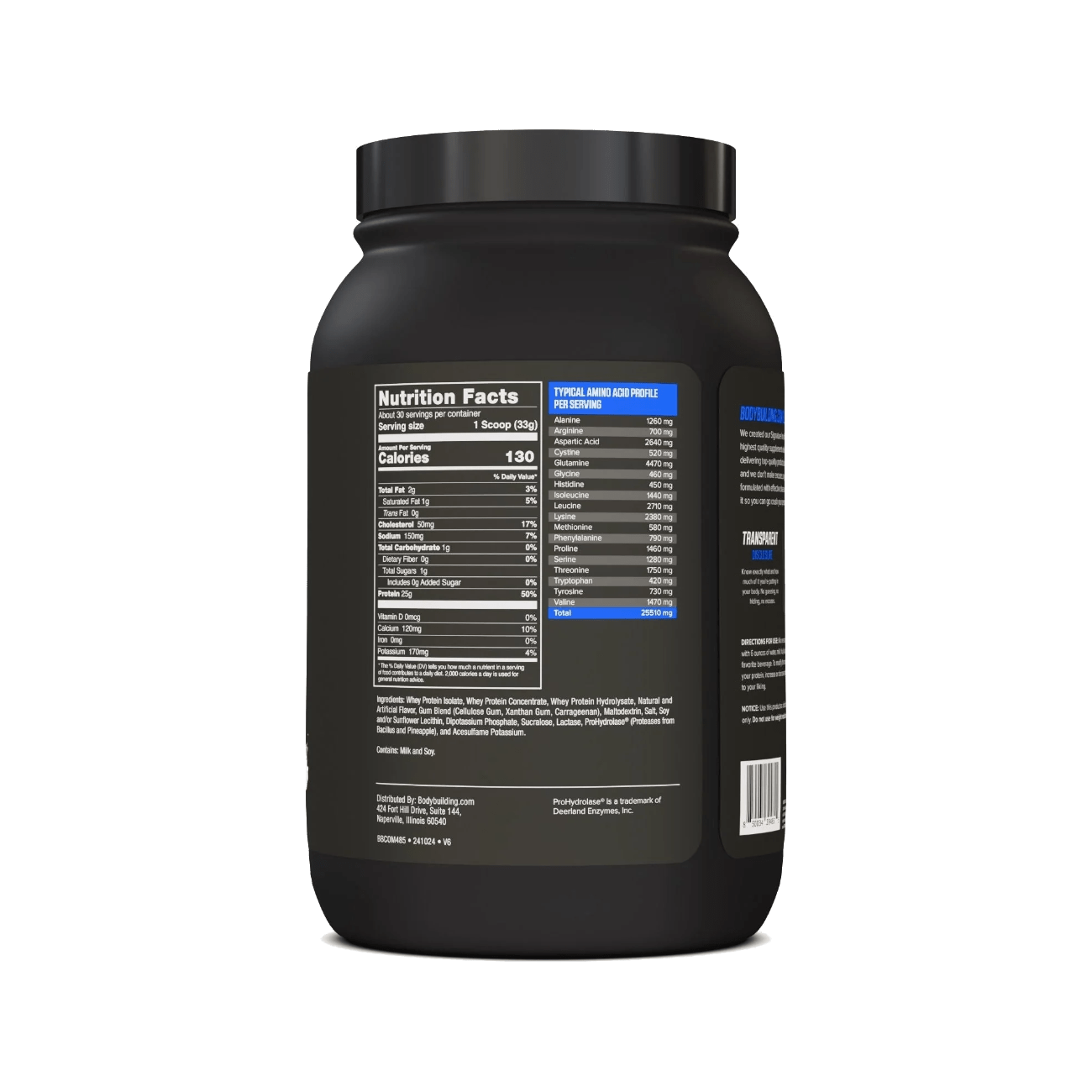 Bodybuilding.com Signature 100% Whey, 30 Servings - Bodybuilding.com