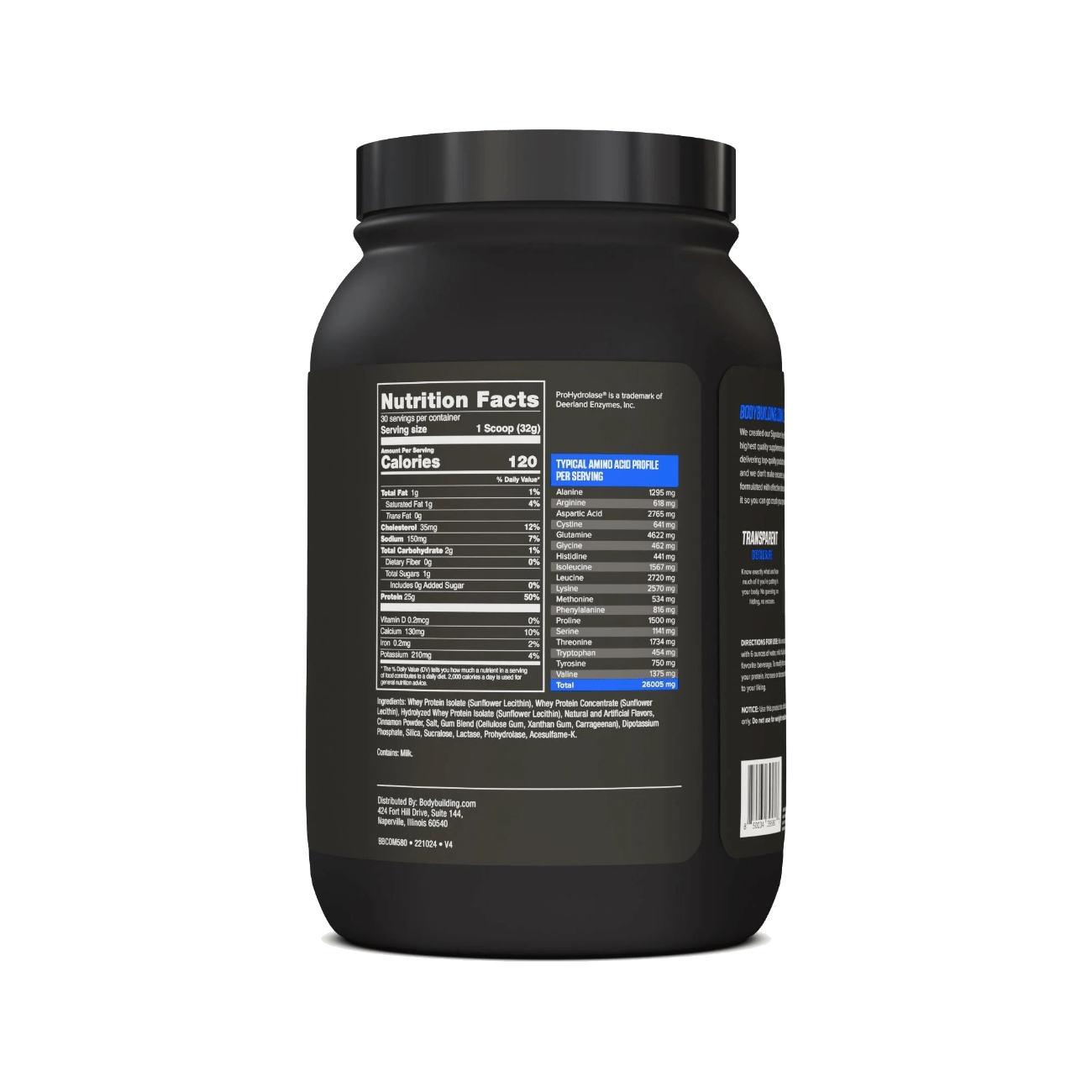 Bodybuilding.com Signature 100% Whey, 30 Servings - Bodybuilding.com