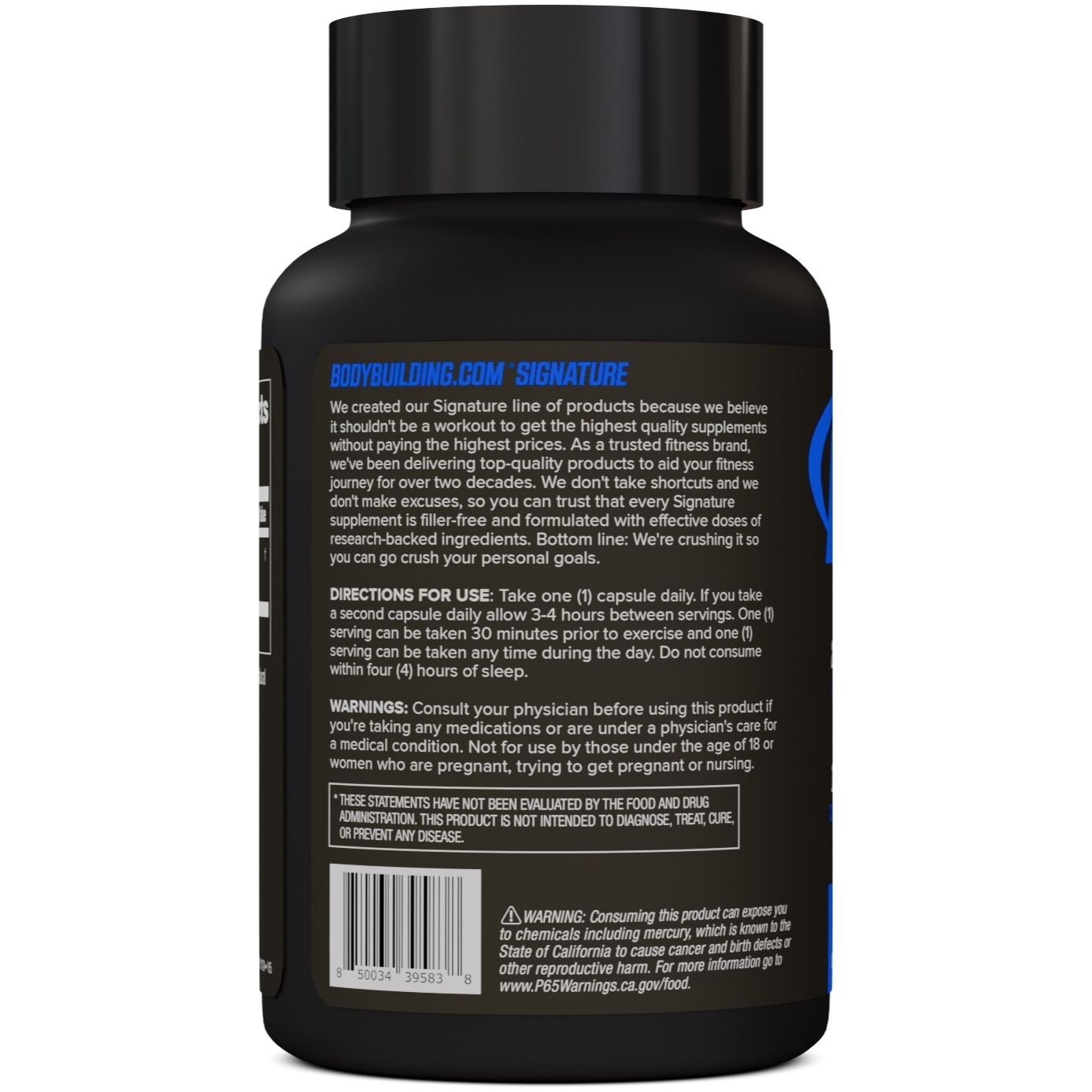 Bodybuilding.com Signature Caffeine, 90 Servings - Bodybuilding.com