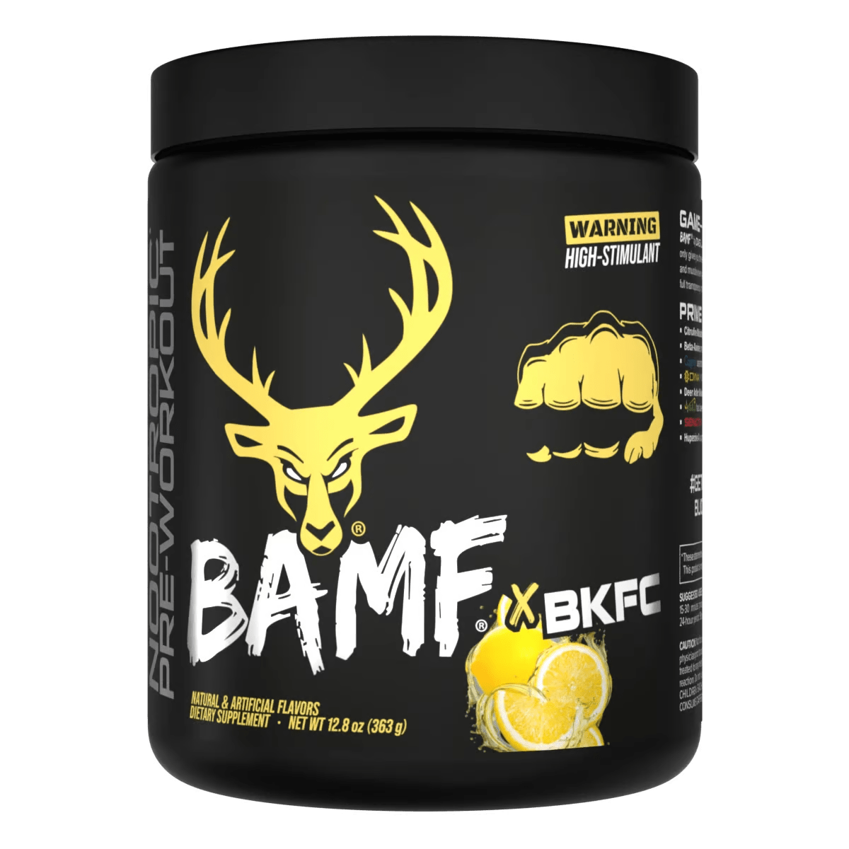 Bucked Up BAMF Nootropic High Stimulant Pre - Workout - Bodybuilding.com