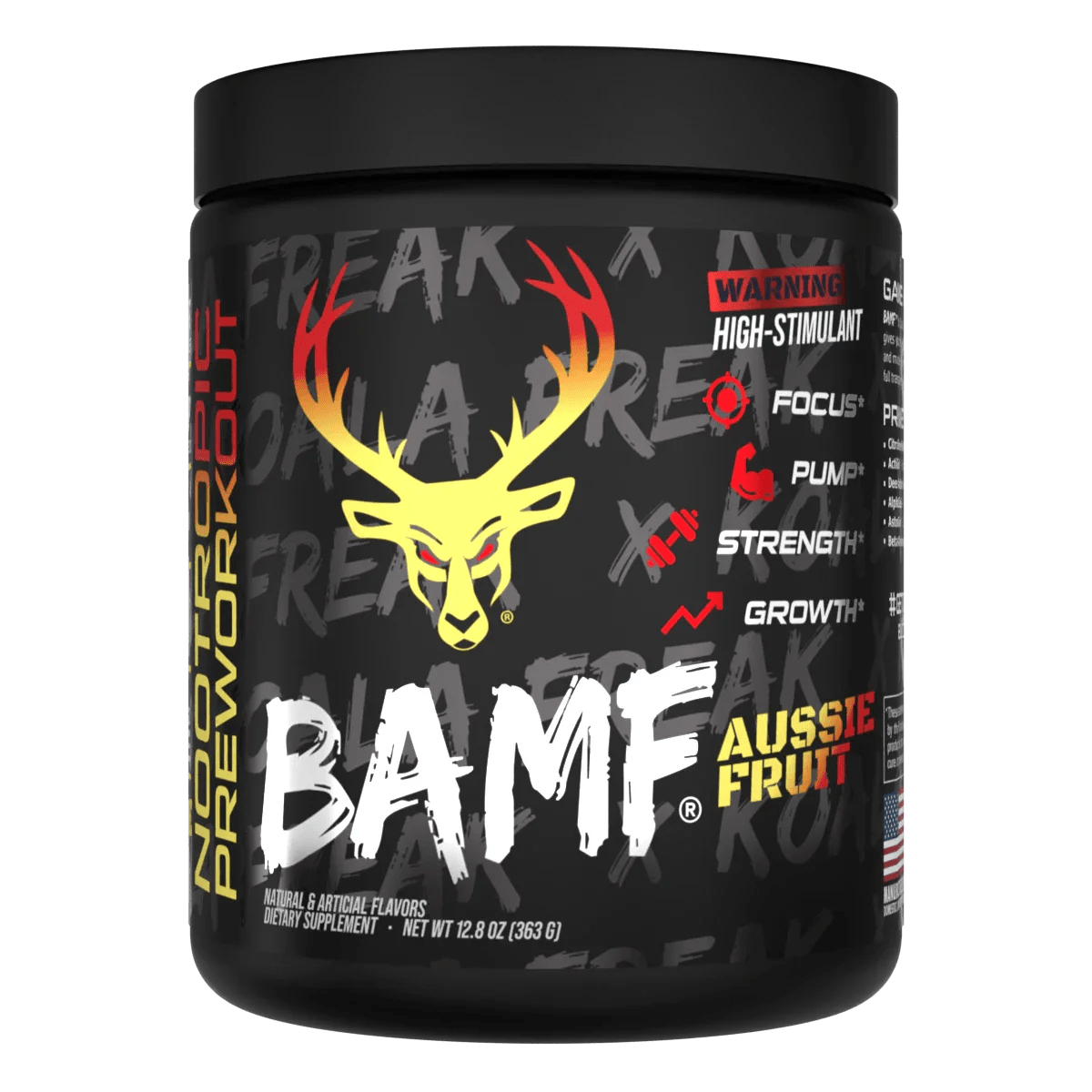 Bucked Up BAMF Nootropic High Stimulant Pre - Workout - Bodybuilding.com