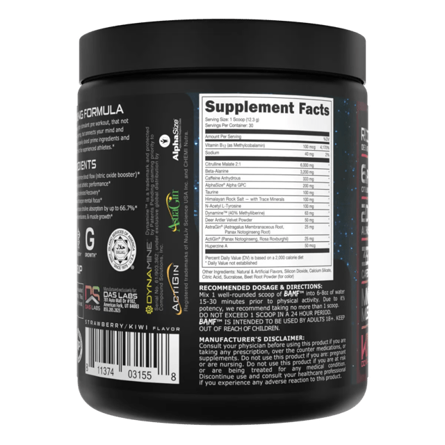 Bucked Up BAMF Nootropic High Stimulant Pre - Workout - Bodybuilding.com