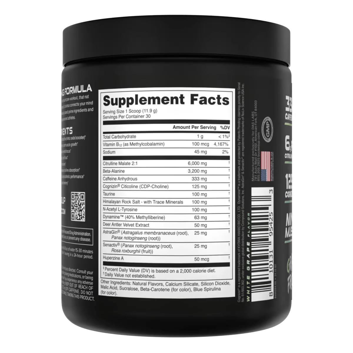 Bucked Up BAMF Nootropic High Stimulant Pre - Workout - Bodybuilding.com