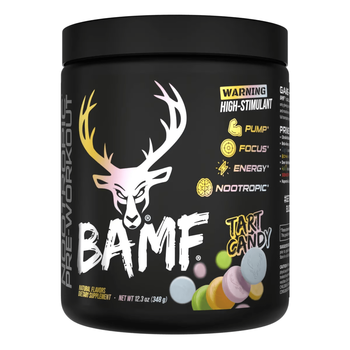 Bucked Up BAMF Nootropic High Stimulant Pre - Workout - Bodybuilding.com
