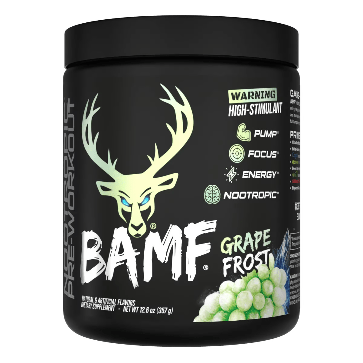 Bucked Up BAMF Nootropic High Stimulant Pre - Workout - Bodybuilding.com