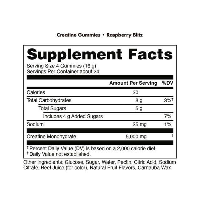 Bucked Up Creatine Gummies - Bodybuilding.com