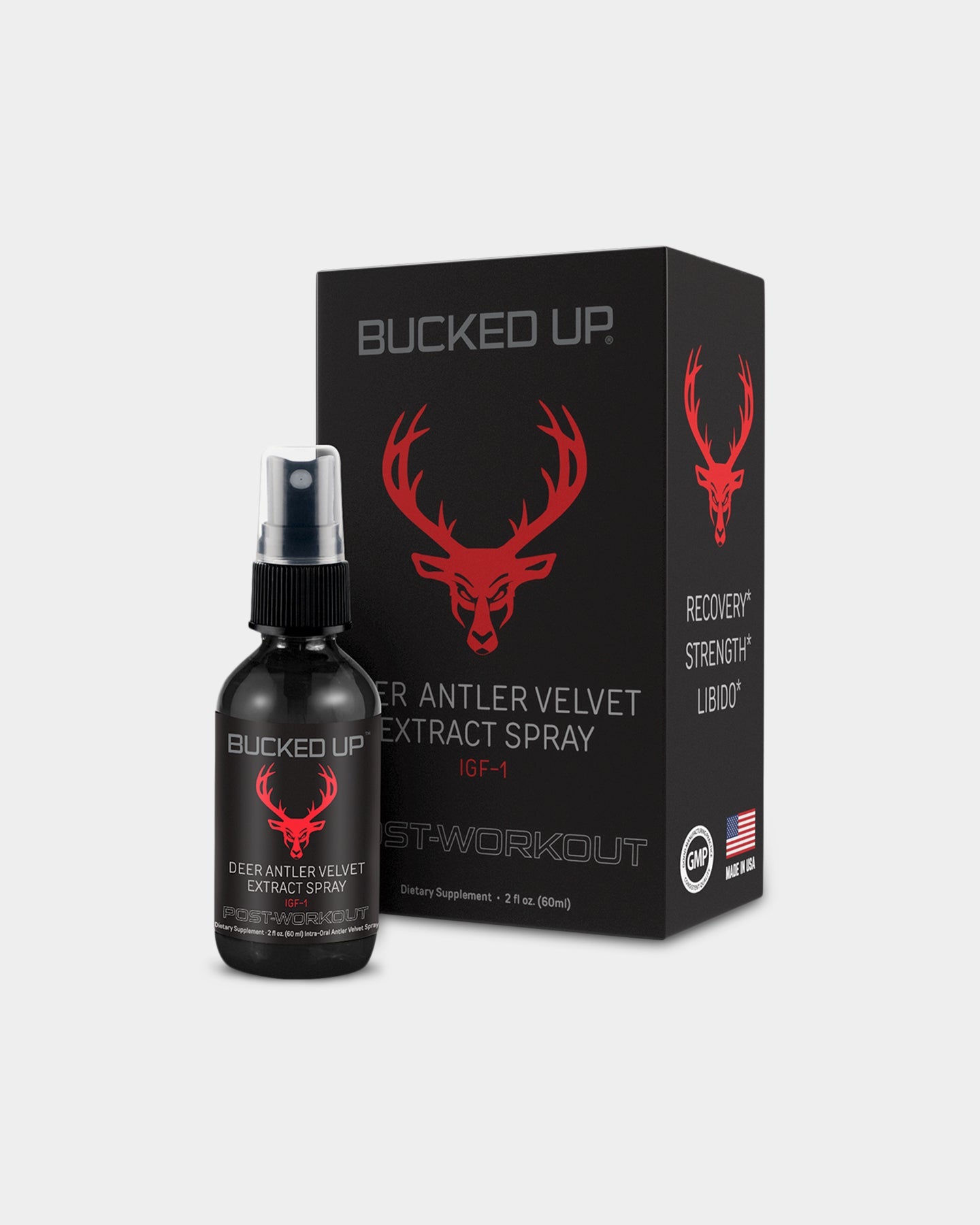 Bucked Up Deer Antler Spray - Bodybuilding.com