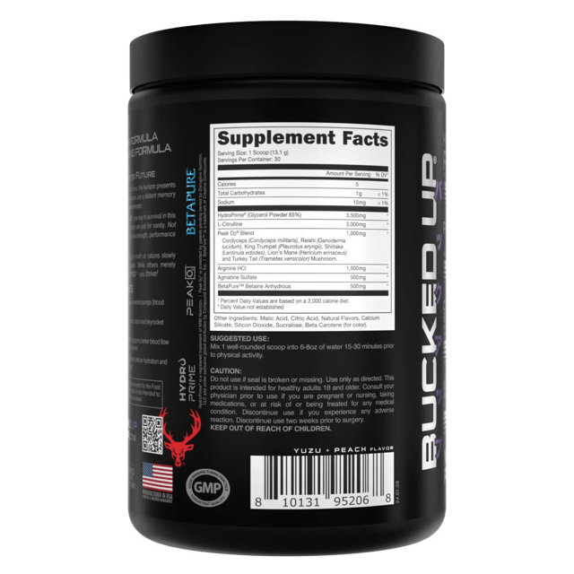 Bucked Up Pump - Ocalypse Nitric Oxide Supplement - Bodybuilding.com