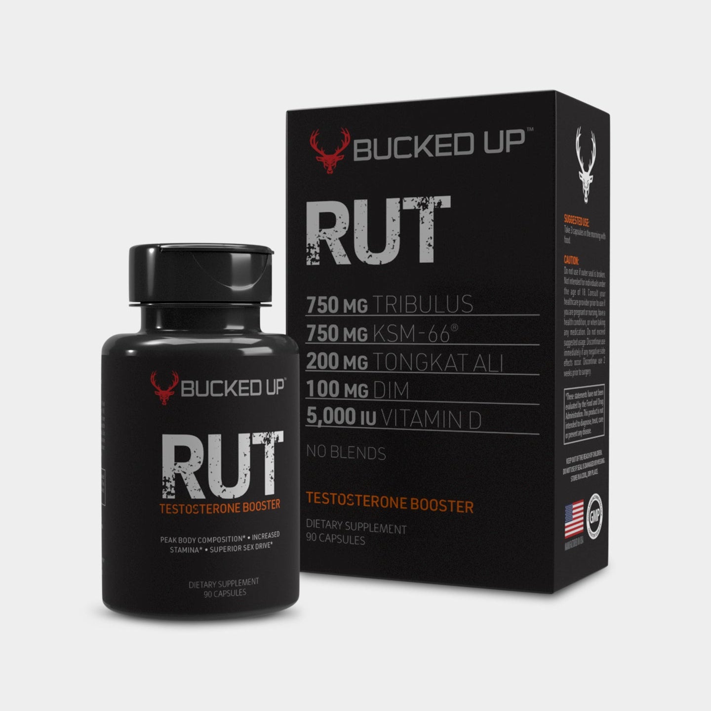 Bucked Rut Natural Testosterone Boosters - Bodybuilding.com