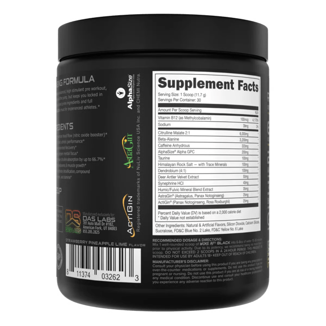 Bucked Up Woke AF Black Pre - Workout - Bodybuilding.com