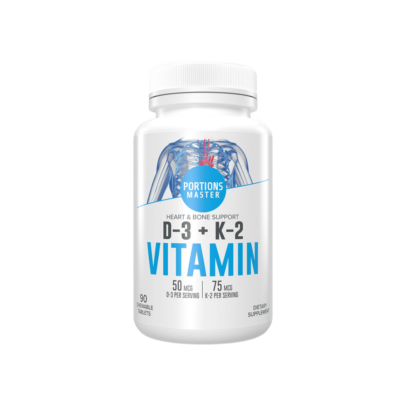 Portions Master Vitamin D3 & K2