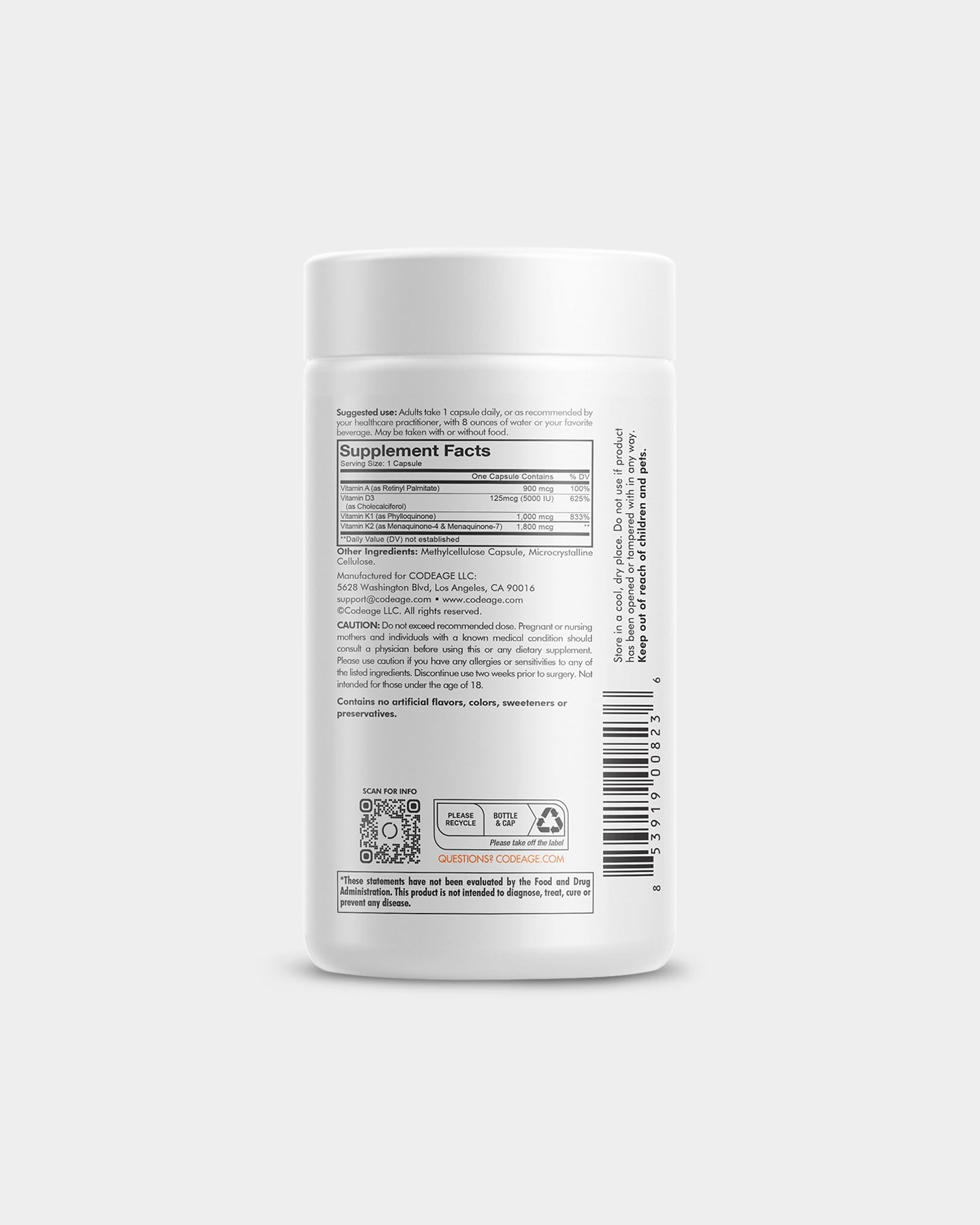 Codeage ADK Vitamins Multivitamin - Bodybuilding.com