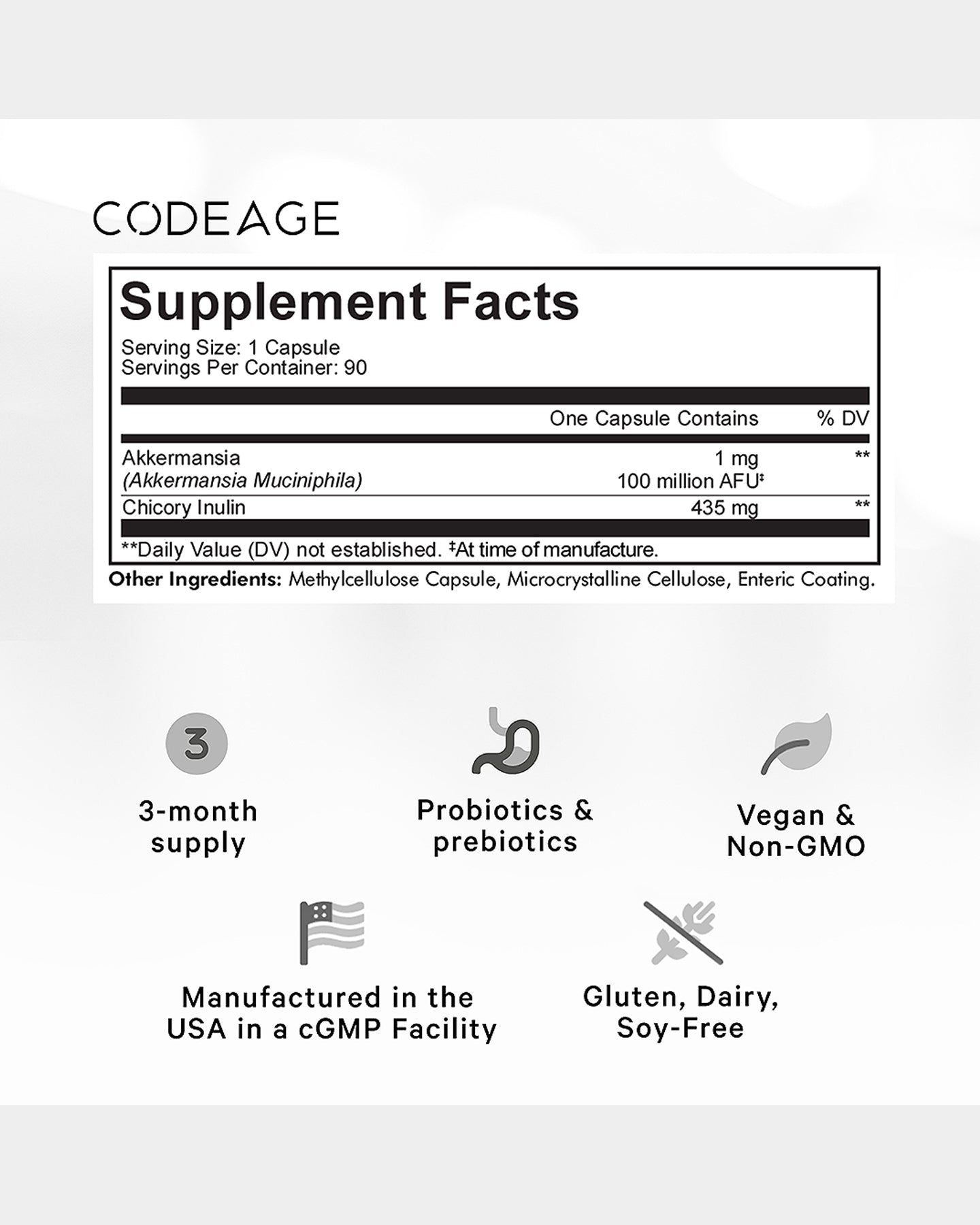 Codeage Akkermansia Probiotic - Bodybuilding.com