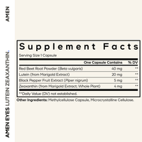 Codeage Amen Eyes Lutein Zeaxanthin Macular Health Vitamins - Bodybuilding.com
