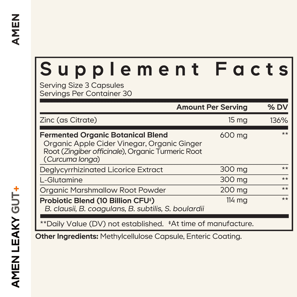 Codeage Amen Leaky Gut - Bodybuilding.com