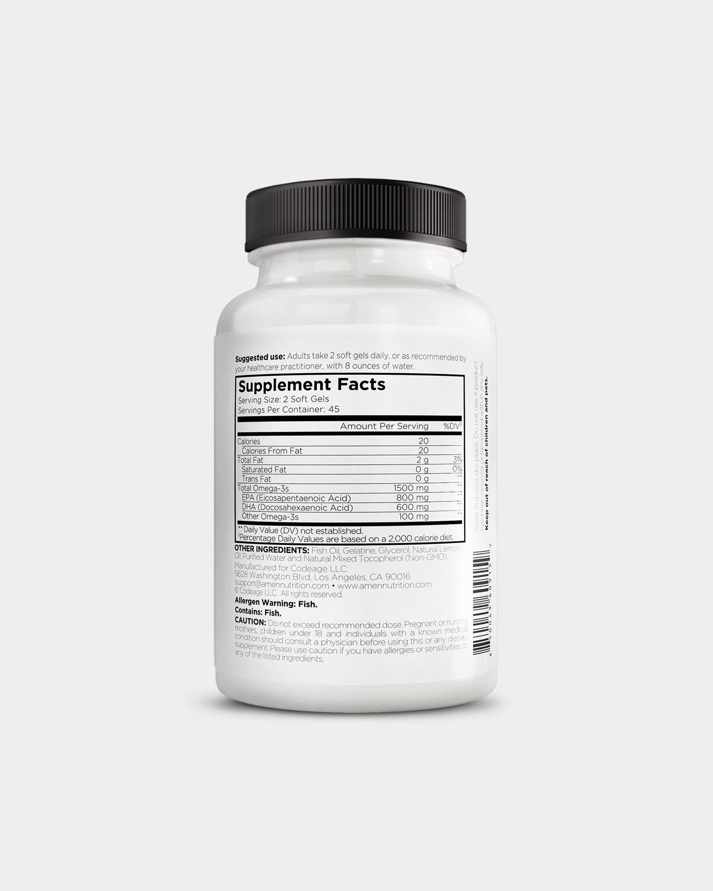 Codeage Amen Omega - 3 Supplement - Bodybuilding.com