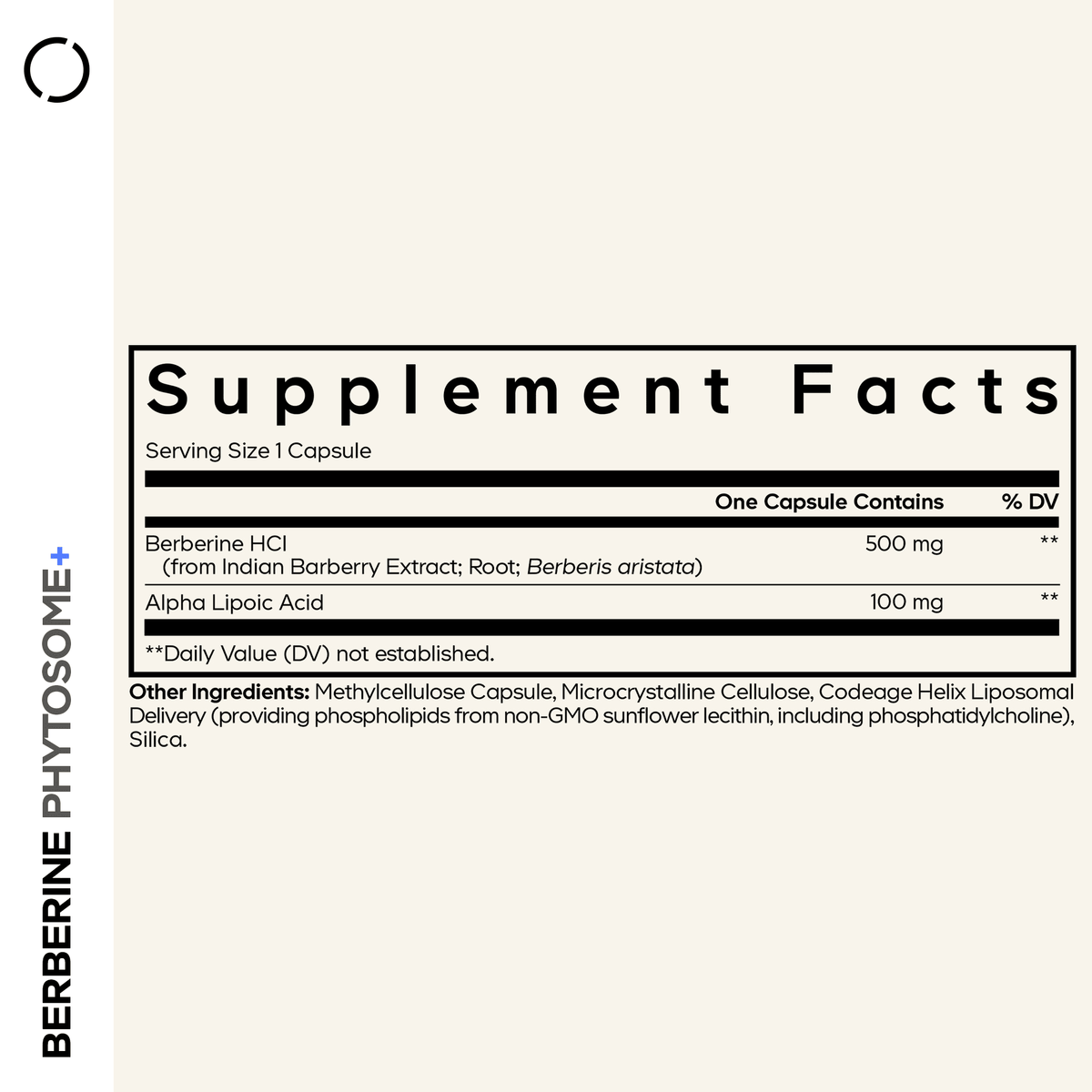 Codeage Berberine Phytosome+ 60 ct - Bodybuilding.com
